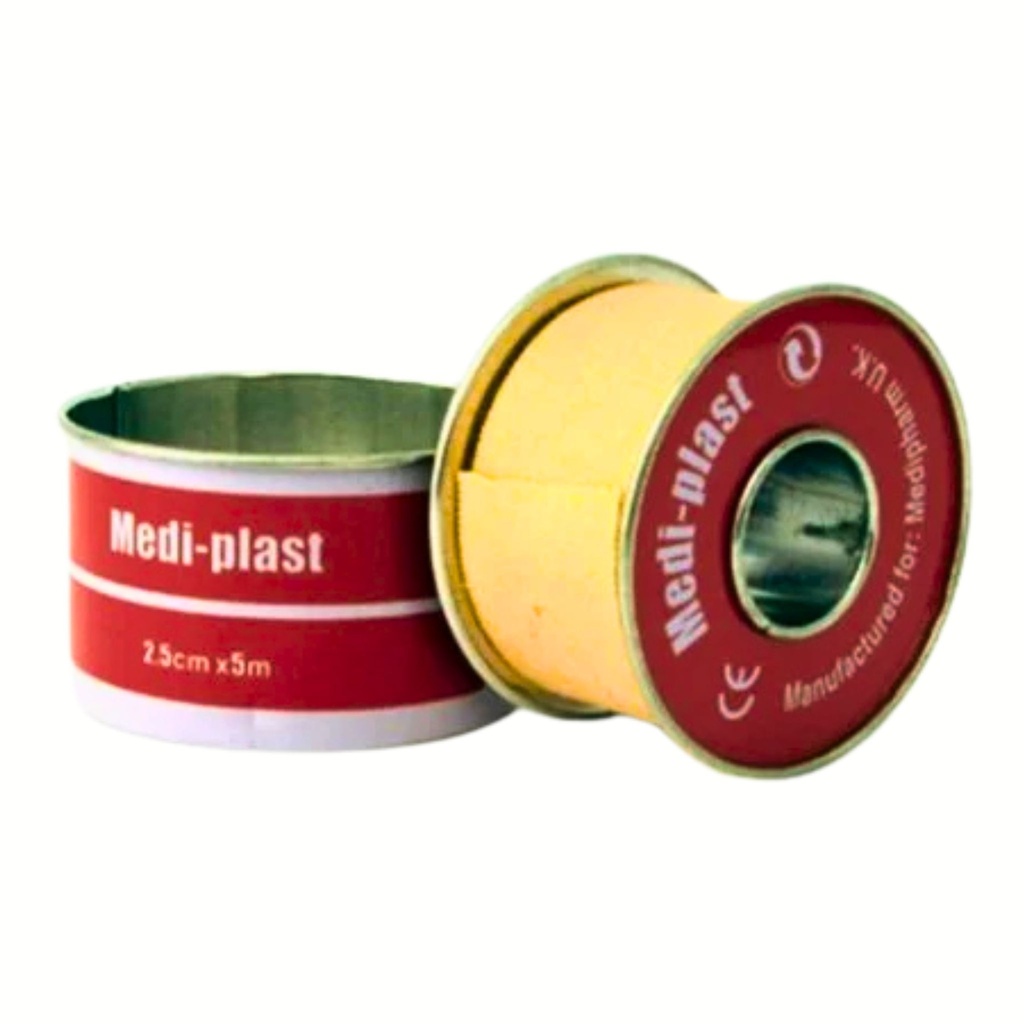 MEDI PLAST Brown Cloth Plaster 2.5/500 cm Unit