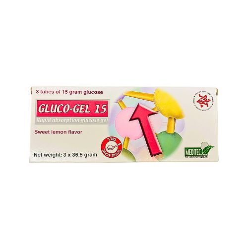 15 גרם גלוקוז [גלוקו-ג'ל] - אריזת שלישייה