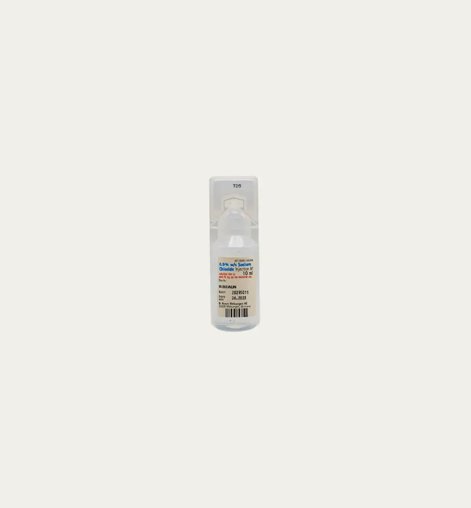 [1062] תמיסת סליין NACL 0.9% (10 מ.ל)