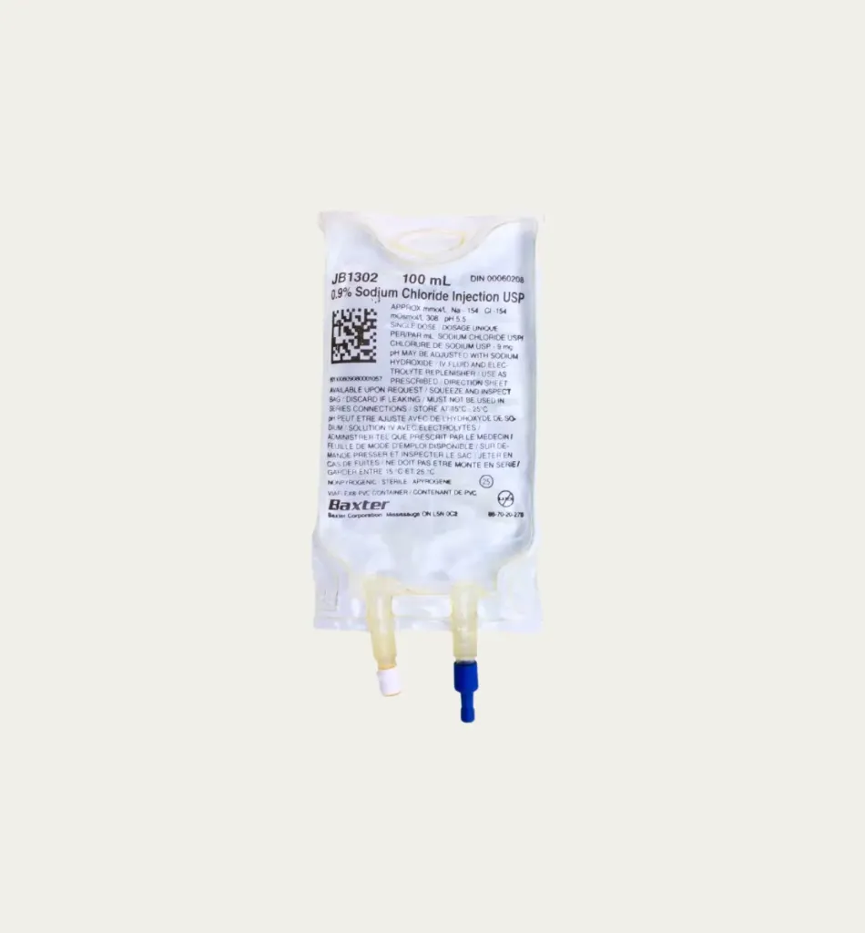 תמיסת סליין NACL 0.9%