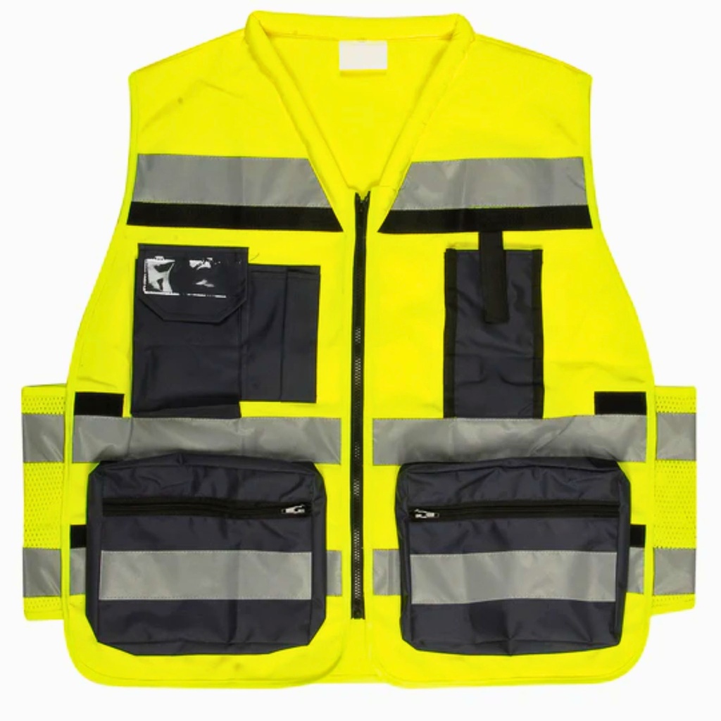 [2233] Standard Luminous Identification Vest (yellow, fabric)
