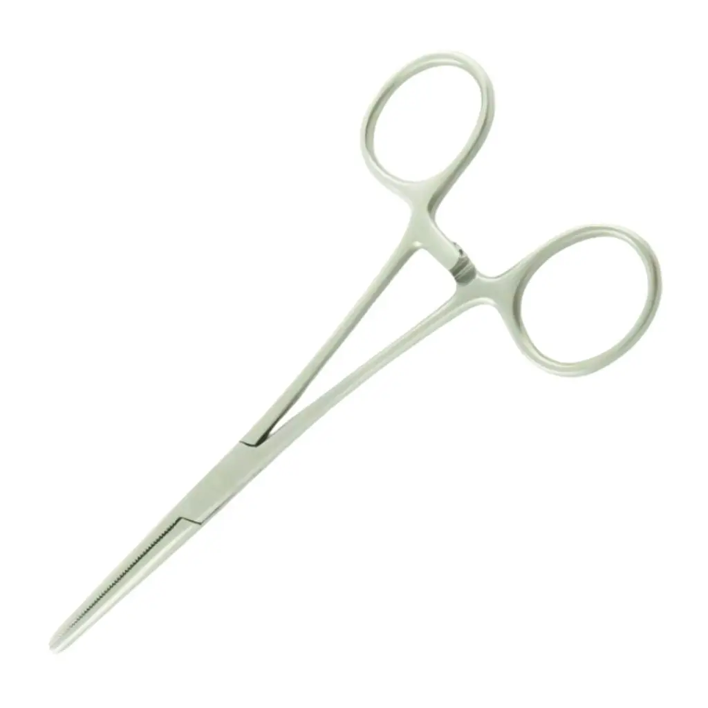 Stainless steel pan tongs, straight