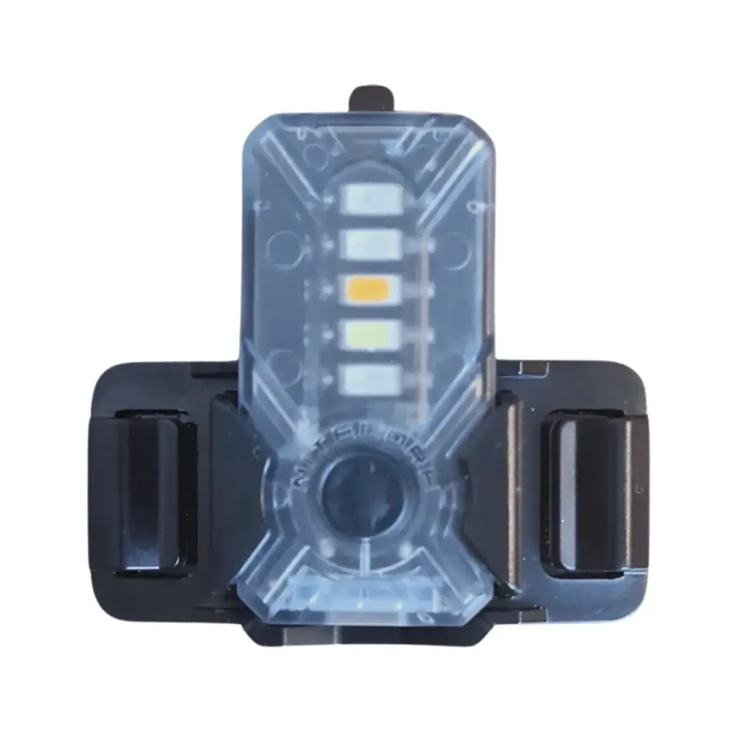 [2025] Rechargeable LED flashlight, flashing (yellow white)