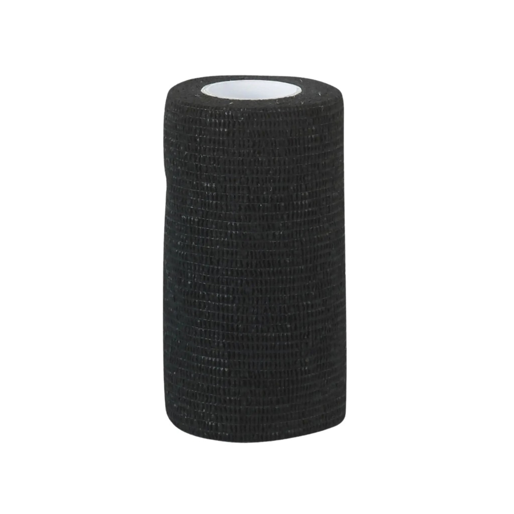 [2184] Self-Adhering Elastic Bandage, 8 cm × 4.5 m (Black)