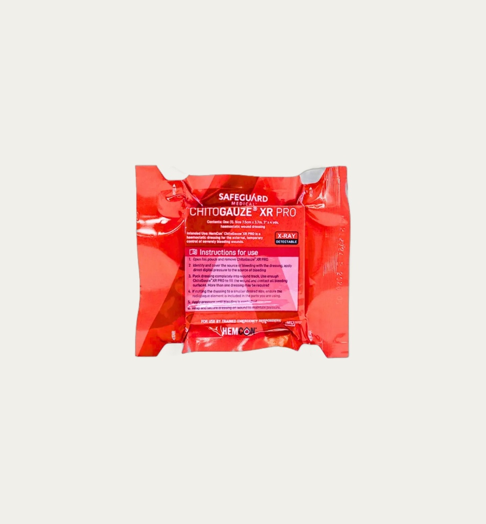 [1287] ChitoGauze® XR PRO Hemostatic Dressing