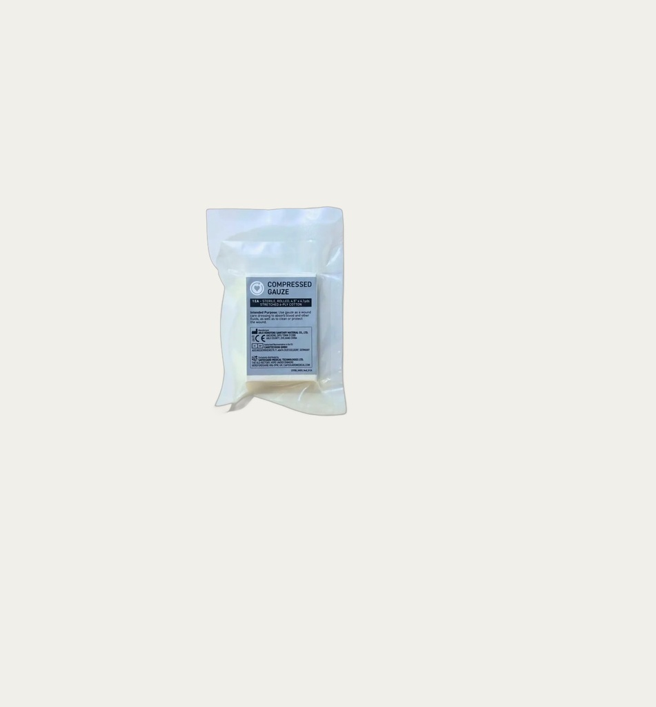Compressed Gauze