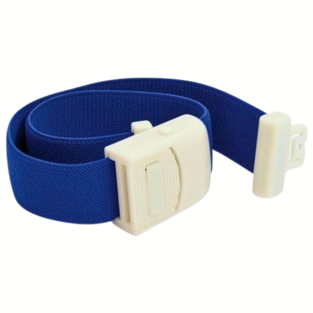 Reusable tourniquet with quick release tensioner