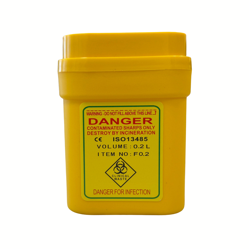 [1137] A container of clinical waste disposal 