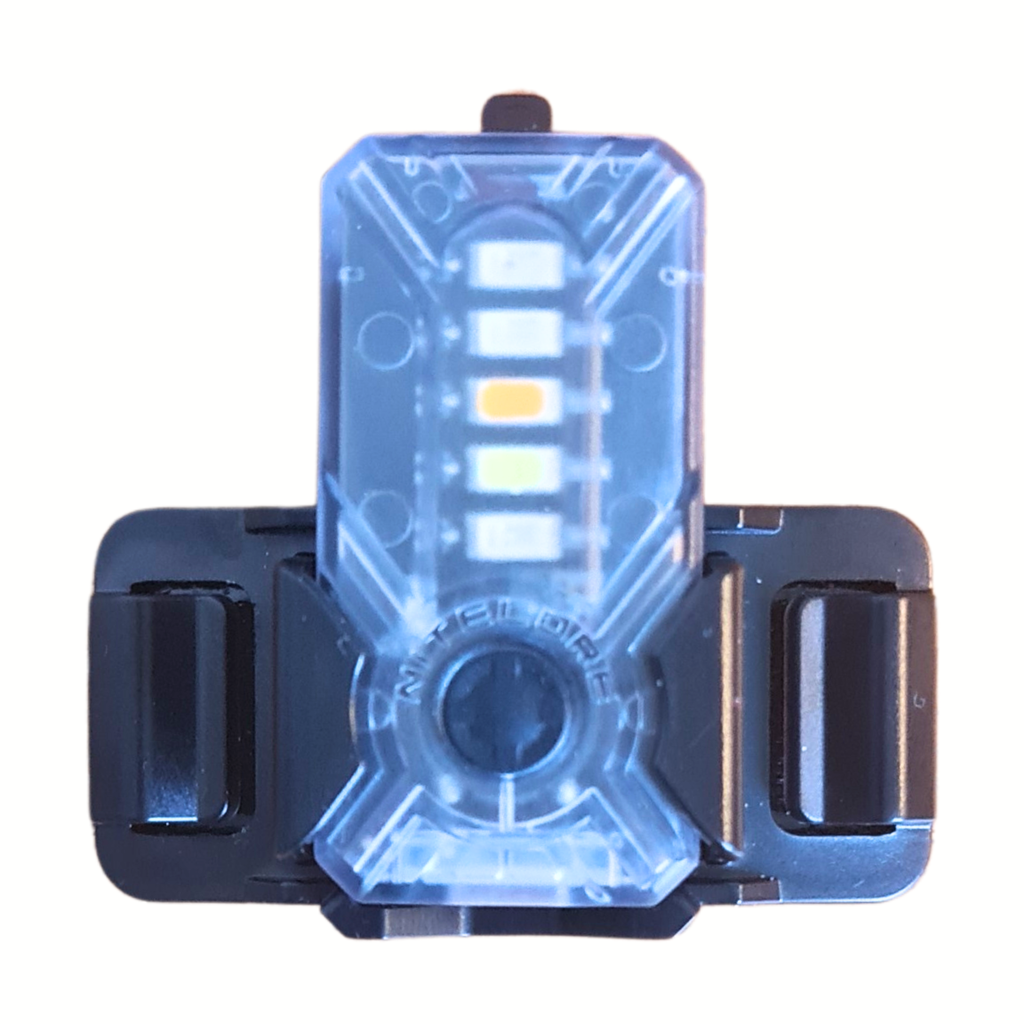 פנס גוף לד נטען 5 אורות נצנץ NITCORE NU07