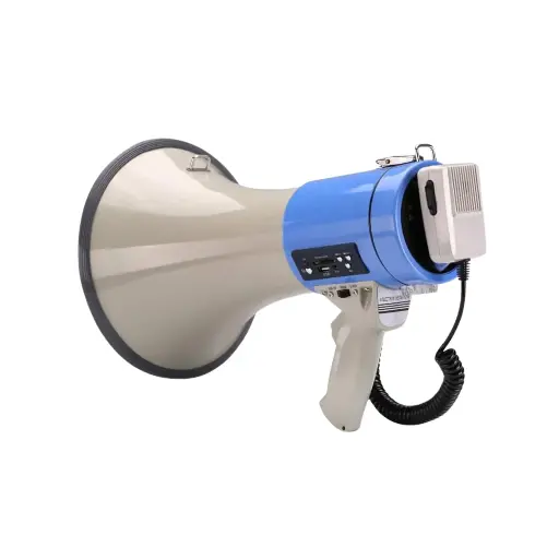 [1119] 50 watt megaphone with cigarette lighter and USB input