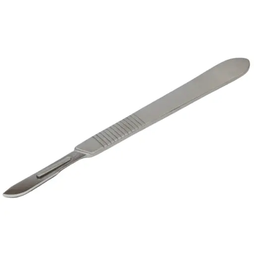 Scalpel with handle