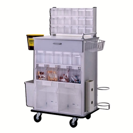 [1332] Double-sided resuscitation cart