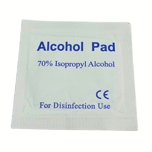 Alcohol pad for disinfection, box