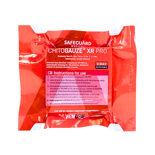 [1287] תחבושת המוסטטית - ChitoGauze® XR PRO